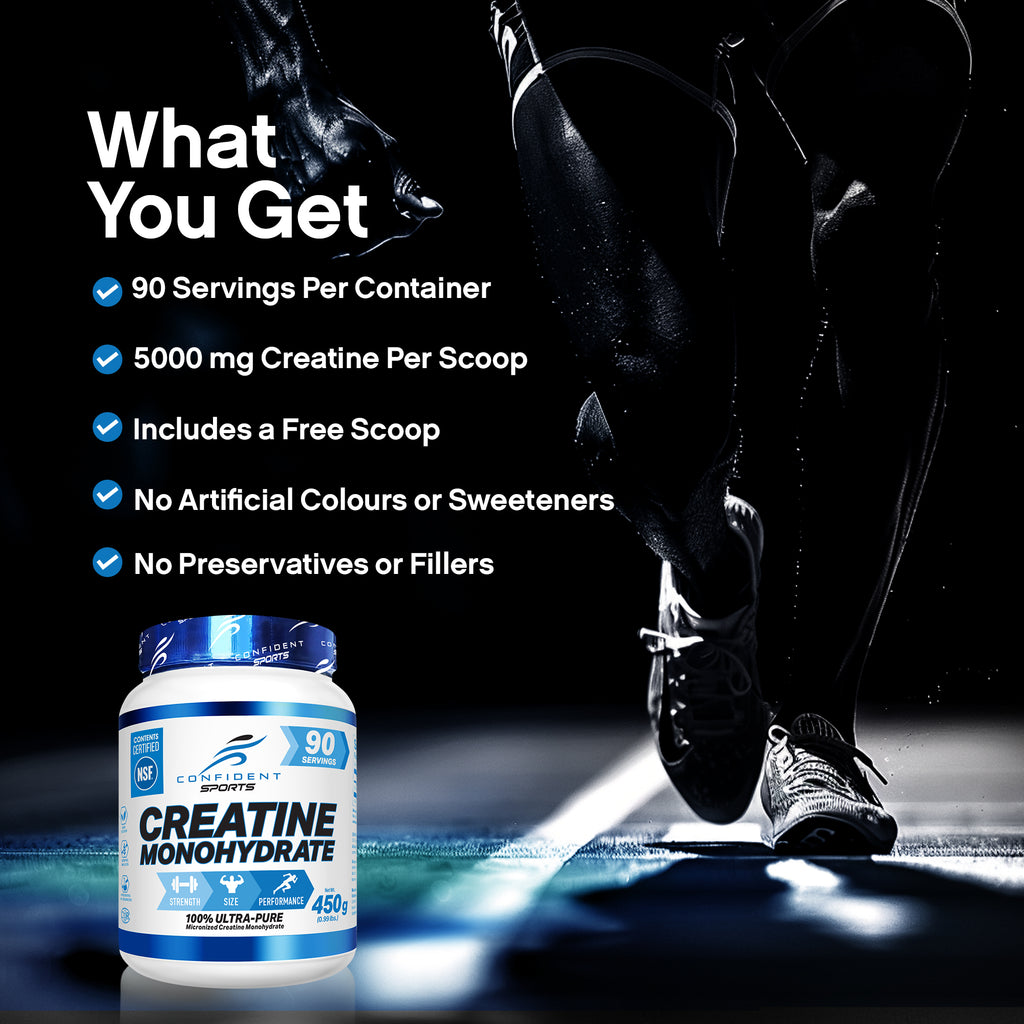 Creatine Monohydrate (125g, 450g, 1100g)